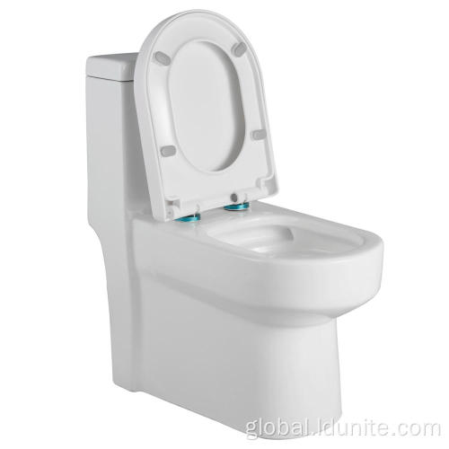 One Piece Ceramic Toilet Commode Ceramic Sanitary ware Siphonic Flushing One-piece Toilet Factory